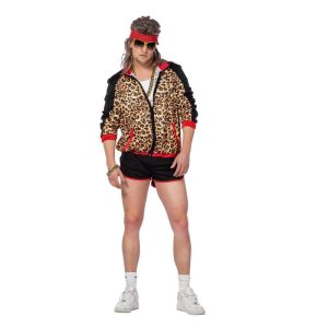 80'er Leopard Tracksuit Kostume