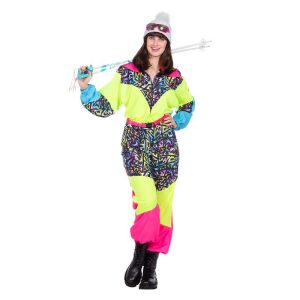 80'er Skidragt Kostume Neon