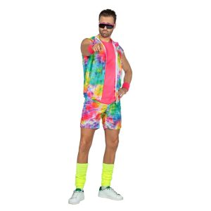 Aerobic Dude Kostume Neon