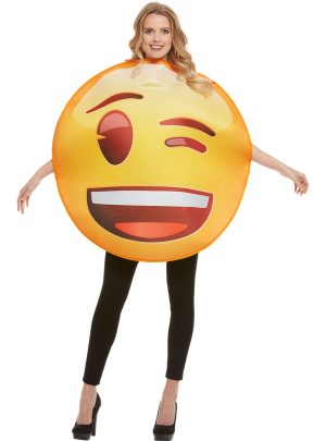 Emoji Blinkende Smiley Kostume