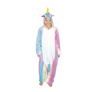 Kigurumi Unicorn Kostume Pastel