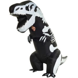 Oppustelig Skelet T-Rex Kostume