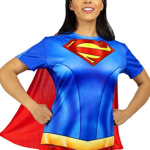 SupergirlÂ® Bluse & Kappe Kostume