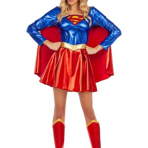 SupergirlÂ® Kostume Metallisk