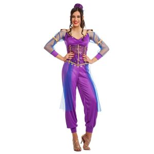 Arabisk Prinsesse Kostume Lilla