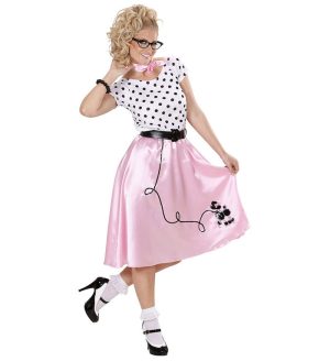 50'er Puddel Pige Kostume