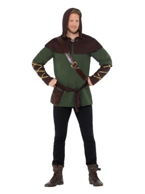 Hætteklædt Robin Hood Kostume