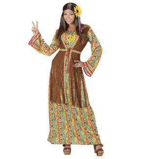 Lækker Hippie Kjole Kostume