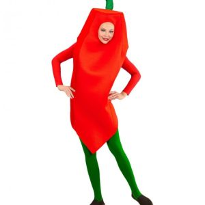 Rød Chili Peber Kostume