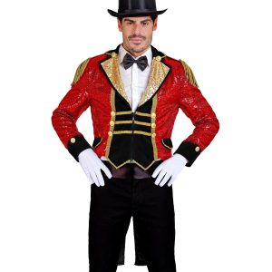 Cirkusdirektør Showjakke Kostume Rød