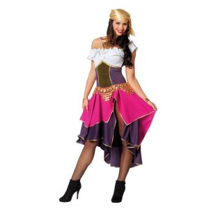Farverig Spåkone Kostume