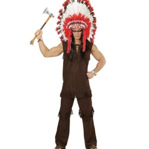 Indianer Høvding Kostume