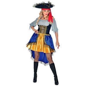 Kvindelig Piratkaptajn Kostume