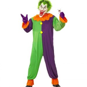 Maskeret Ond Joker Kostume