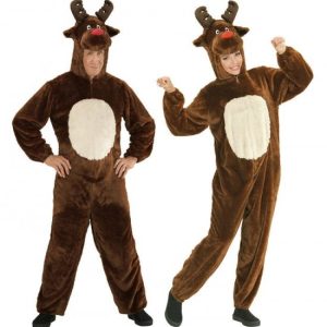 Plysset Rensdyr Kostume