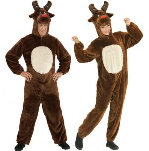 Plysset Rensdyr Kostume
