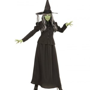 Sort Gammel Heks Kostume