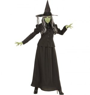 Sort Gammel Heks Kostume