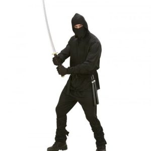 Sort Ninja Kostume