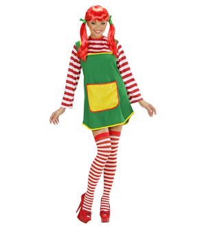 Stærk Pige Kostume