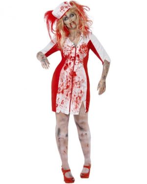 Zombie Sygeplejerske Kostume