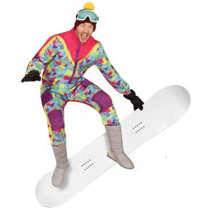 80'er Skiløber Heldragt Kostume