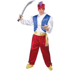 Arabisk Genie Kriger Kostume