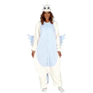 Enhjørning Onesie Kostume Blå