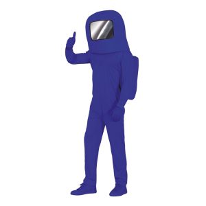 Imposter Blå Astronaut Kostume