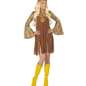 Jordens Hippie Kjole Kostume
