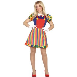 Klovnekjole Kostume Regnbue