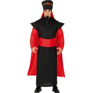 Ørken Troldmand Kostume Sort/Rød