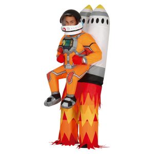 Oppustelig Rumraket Kostume