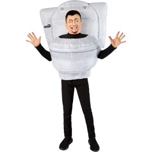 Skibidi ToiletÂ® Oppusteligt Kostume