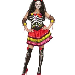 Blomstrende Day of the Dead Kostume