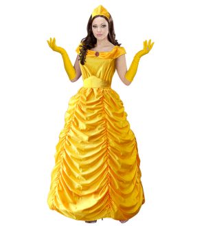 Eventyrlig Prinsesse Belle Kostume