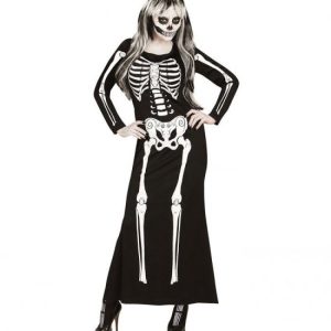 Lang Skeletkjole Kostume