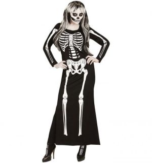 Lang Skeletkjole Kostume