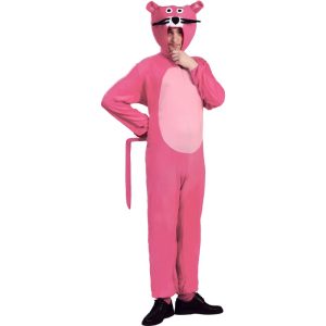 Lyserød Panter Kostume
