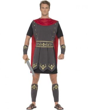 Mandlig Gladiator Kriger Kostume
