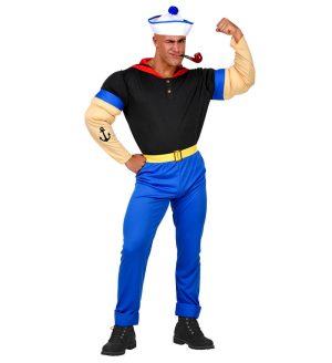 Muskuløs Sømand Kostume