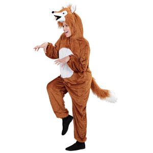 Plysset Ræv Kostume