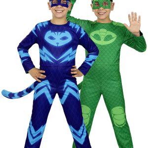 PyjamashelteneÂ® Kattedreng & Gekko Vendbart Kostume