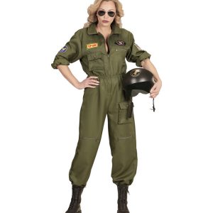Sej Jagerpilot Kvinde Kostume