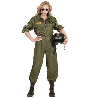 Sej Jagerpilot Kvinde Kostume