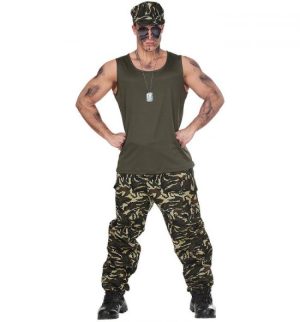 Sej Militærmand Kostume