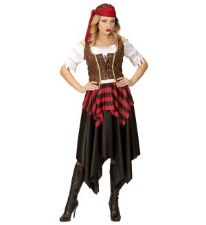 Sød Pirat Pige Kostume