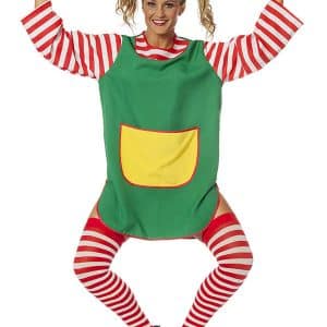 Stærk Pige Kostume