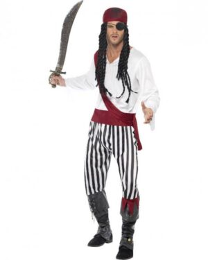 Klassisk Pirat Kostume