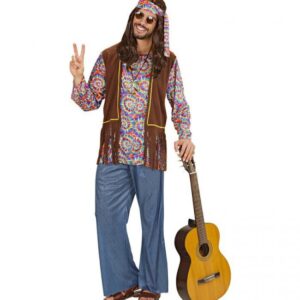Fredelig Hippiemand Kostume